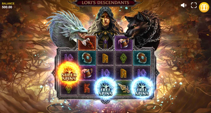 Loki's Descendants - virknin Serpent ræst með skáhallandi Wilds